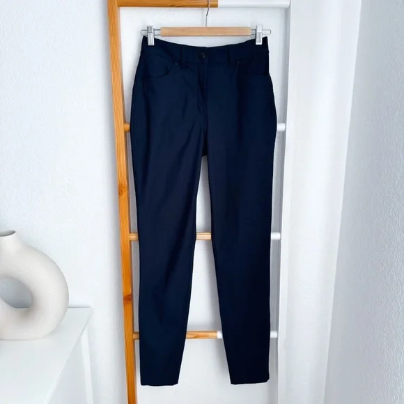 Lululemon City Sleek 5 Pocket High Rise  Pant 30" True Navy Dark Blue - Picture 4 of 16